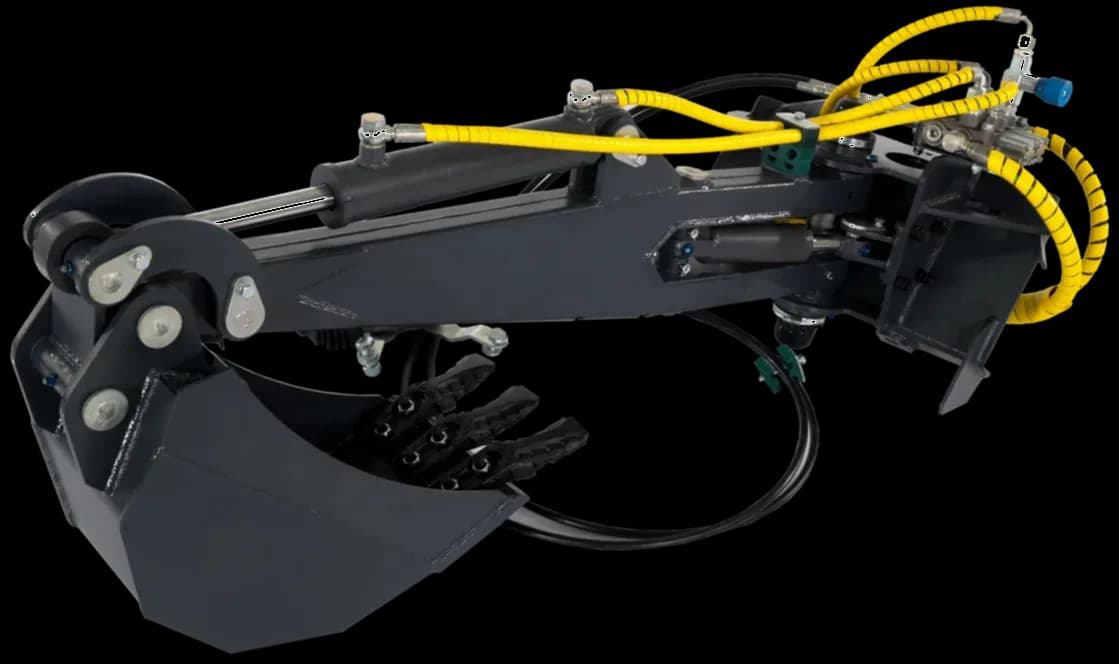 Поворотный экскаватор-навеска для мини-погрузчика BAUMECH ML - 02